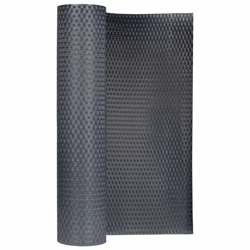 Balkono Ekranas Tamsiai pilka 500 x 100 cm poliratanas