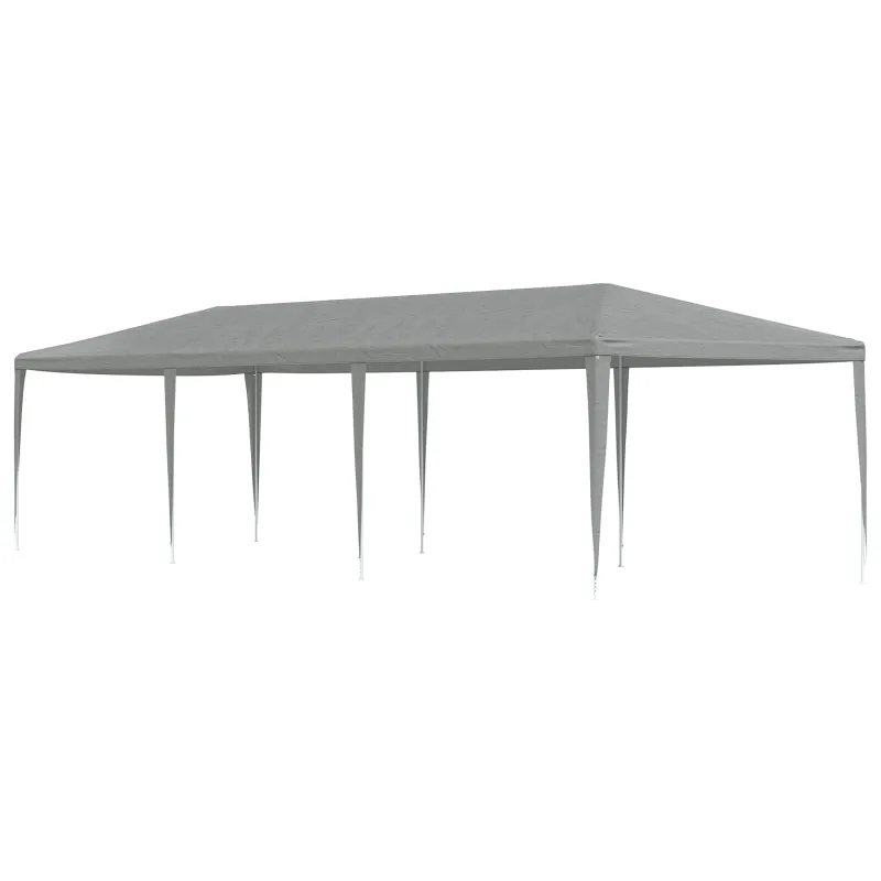 Šventės palapinė Šviesiai pilka 900 x 300 x 255 cm