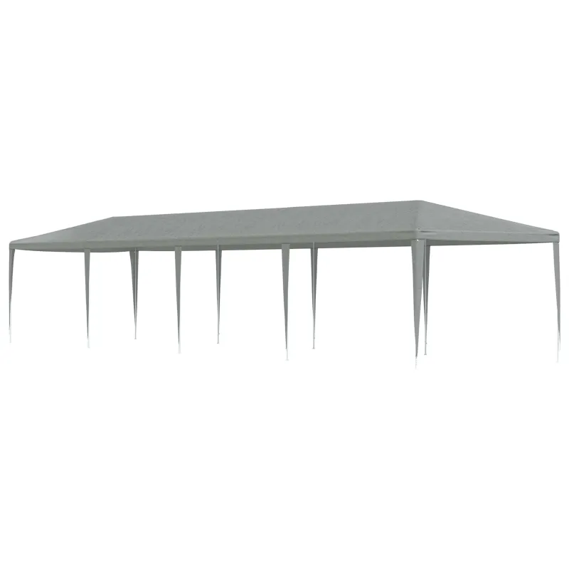 Šventės palapinė Šviesiai pilka 1200 x 300 x 255 cm
