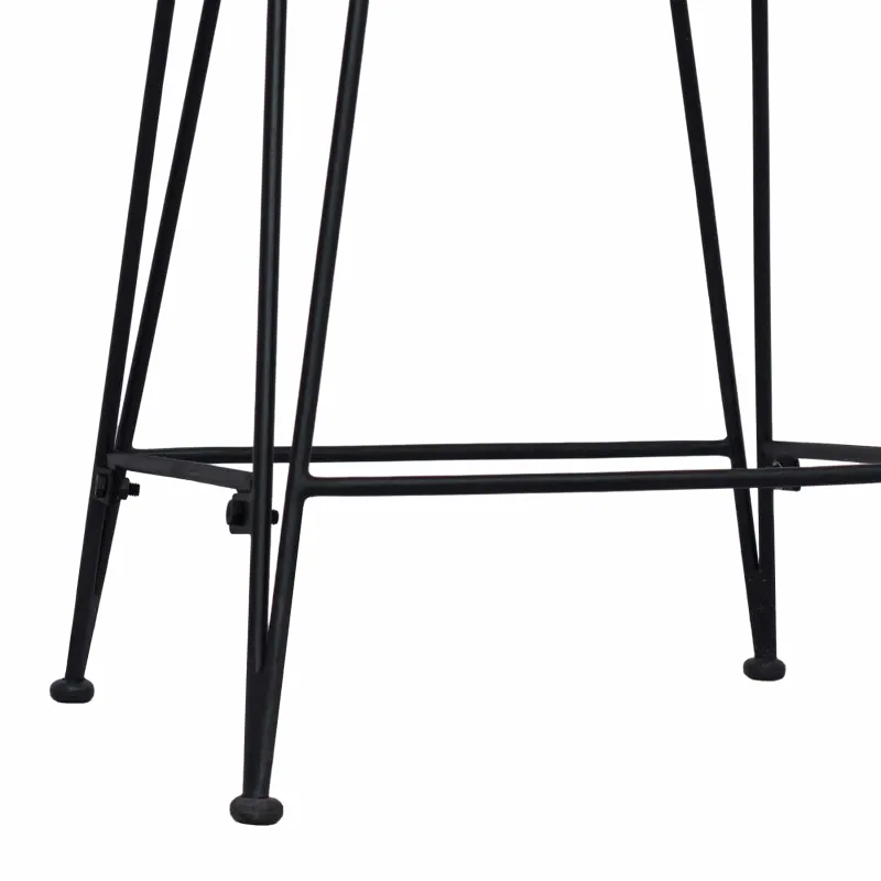 Baro taburetė 2 pcs Natūrali 44 x 45 x 76 cm Ratana ir Plienas