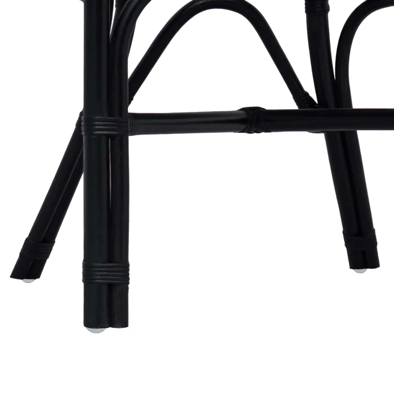 Susilankstantis krėslas Juoda 58 x 60 x 81 cm Ratanas