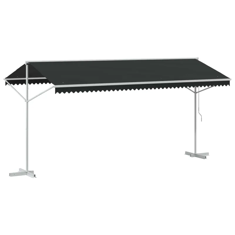 Atvira markizė Antracito 5 x 3 m Poliesteris