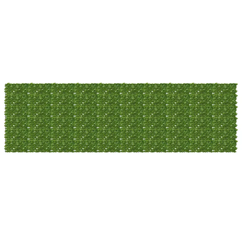 Balkono ekranas su lapais Žalia ir geltona 500 x 150 cm