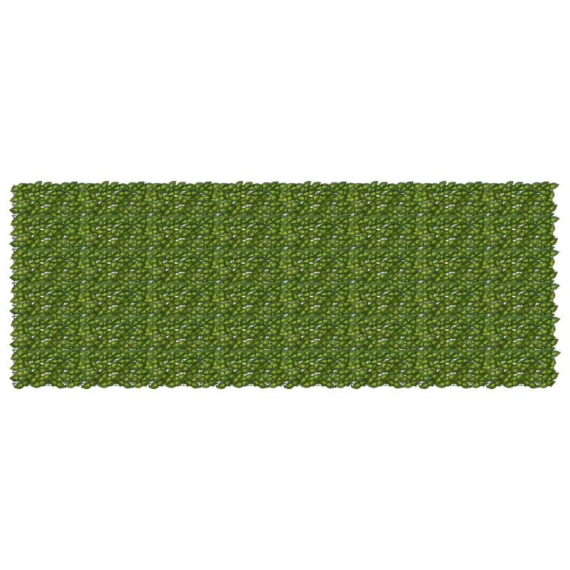 Balkono ekranas su lapais Žalia ir geltona 400 x 150 cm