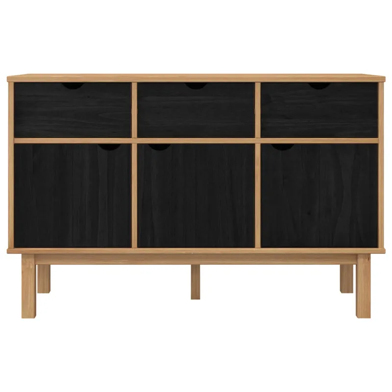 Kabalas OTTA Ruda ir juoda 114 x 43 x 73,5 cm