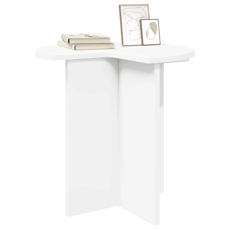 Šoninis stalas 2 pcs Balta Ø 39 x 38 cm Apdirbta mediena