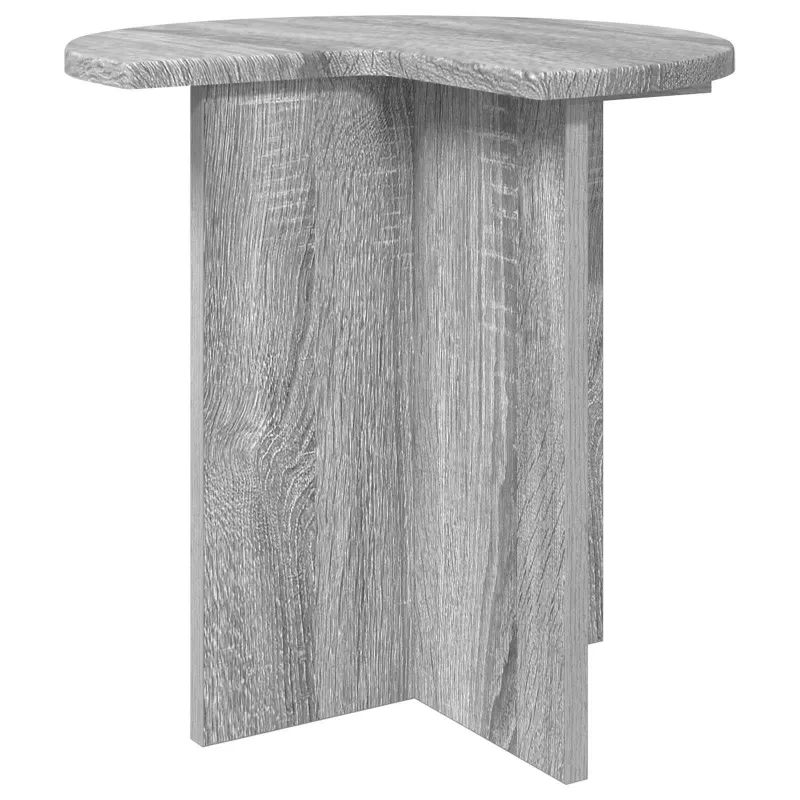 Šoninis stalas 2 pcs Pilka sonoma ąžuolo Ø 39 x 38 cm