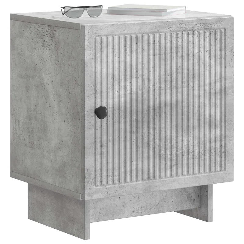 Šalia lovos spintelė 2 pcs Betono pilka 43 x 34,5 x 50 cm