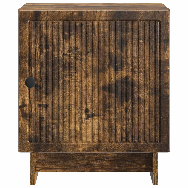 Šalia lovos spintelė 2 pcs Dūminio ąžuolo 43 x 34,5 x 50 cm
