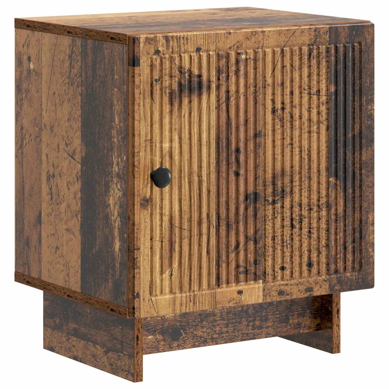 Šalia lovos spintelė 2 pcs Sendintos medienos 43 x 34,5 x 50 cm