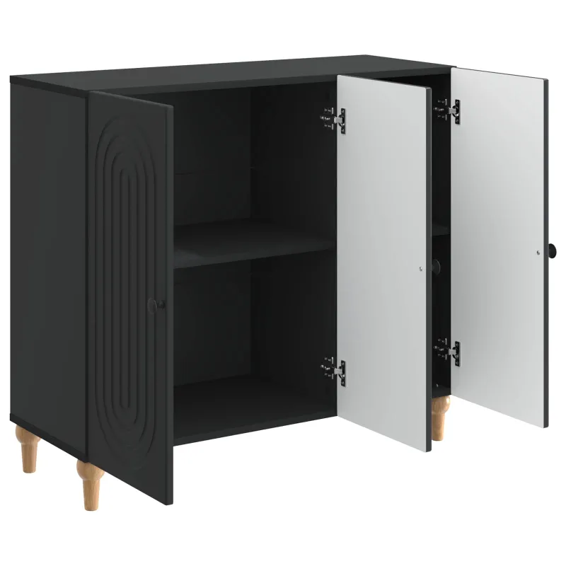 Kabalas Juoda 89 x 34,5 x 80 cm Apdirbta mediena