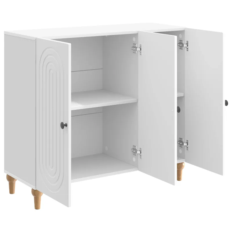 Kabalas Itin blizgi balta 89 x 34,5 x 80 cm Apdirbta mediena
