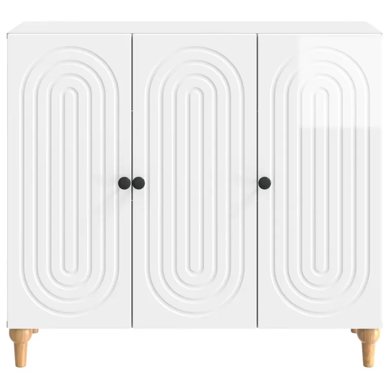 Kabalas Itin blizgi balta 89 x 34,5 x 80 cm Apdirbta mediena