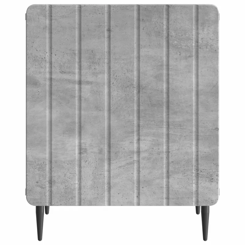 Šalia lovos spintelė 2 pcs Betono pilka 43 x 34,5 x 52 cm