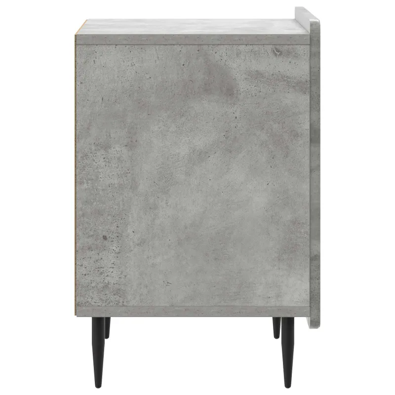 Šalia lovos spintelė 2 pcs Betono pilka 43 x 34,5 x 52 cm