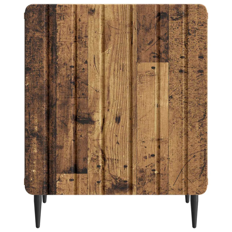 Šalia lovos spintelė 2 pcs Sendintos medienos 43 x 34,5 x 52 cm