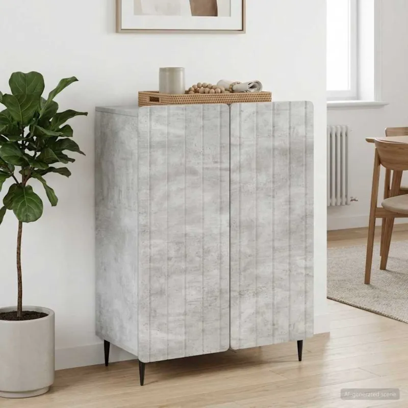 Kabalas Betono pilka 66 x 34,5 x 92 cm Apdirbta mediena