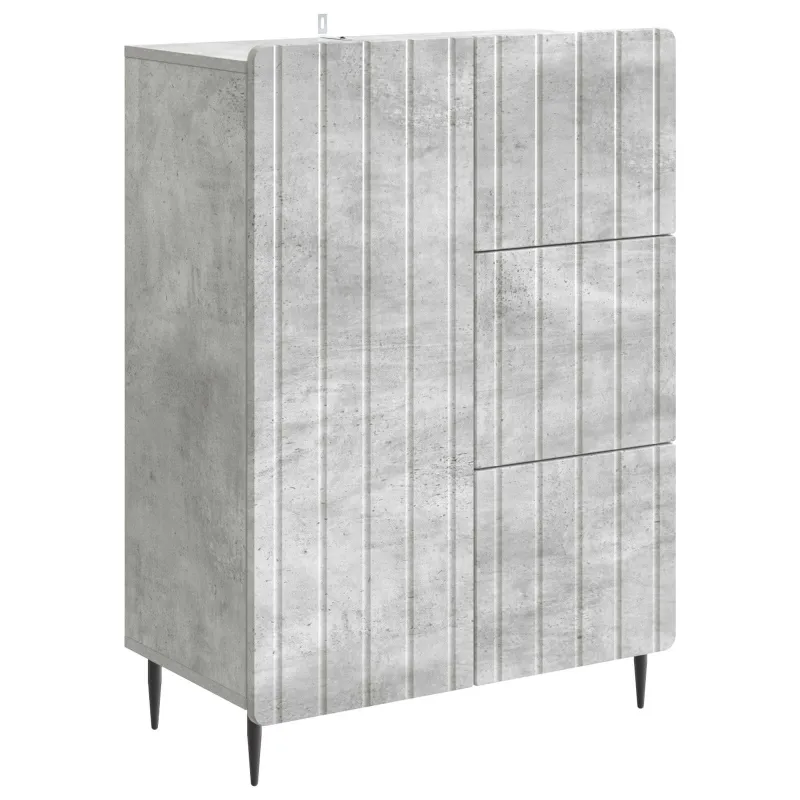 Kabalas Betono pilka 66 x 34,5 x 91,5 cm Apdirbta mediena