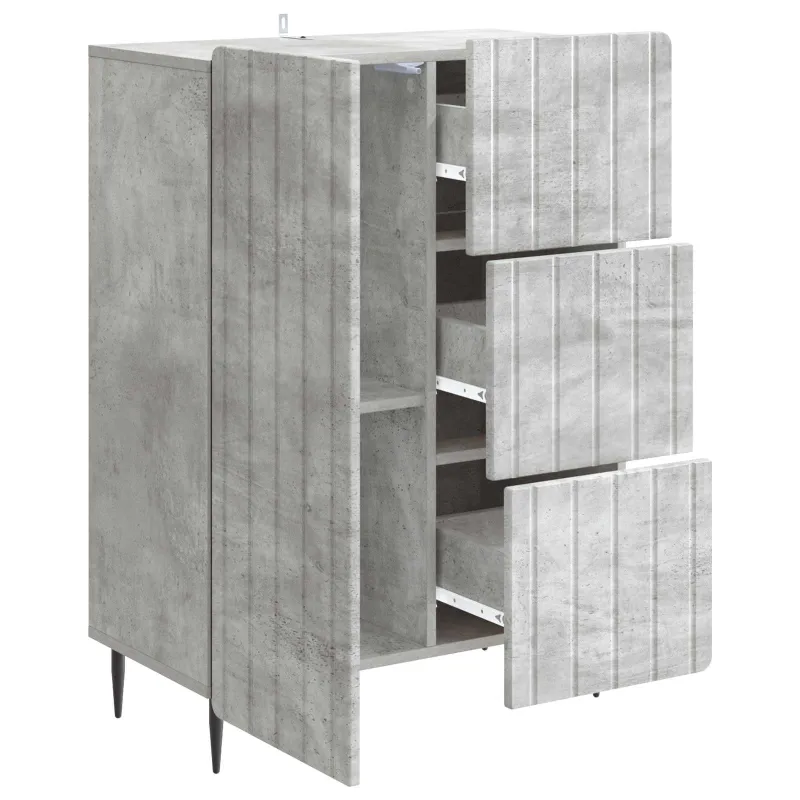 Kabalas Betono pilka 66 x 34,5 x 91,5 cm Apdirbta mediena