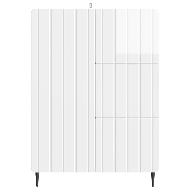 Kabalas Itin blizgi balta 66 x 34,5 x 91,5 cm Apdirbta mediena