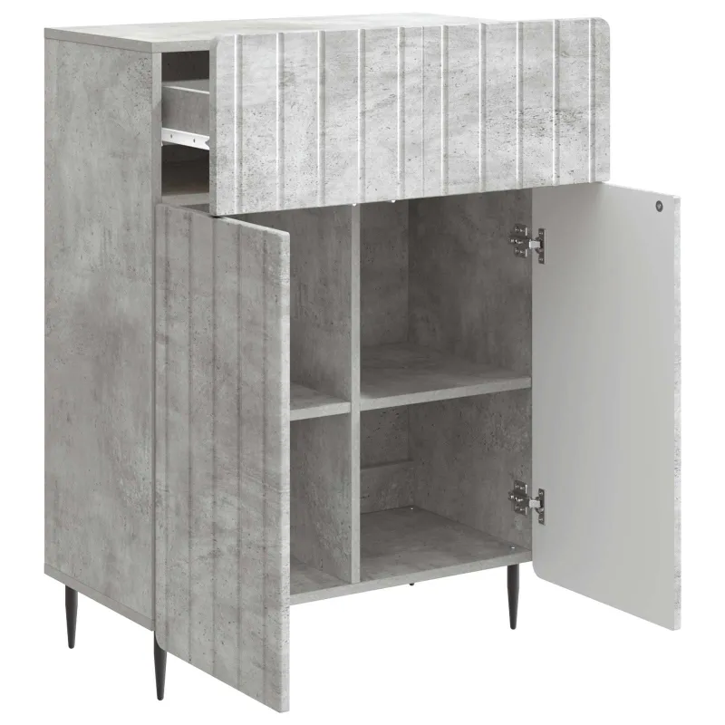 Kabalas Betono pilka 66 x 34,5 x 92 cm Apdirbta mediena