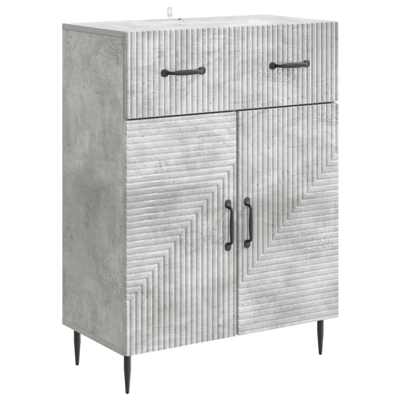 Kabalas Betono pilka 66 x 34,5 x 89,5 cm Apdirbta mediena