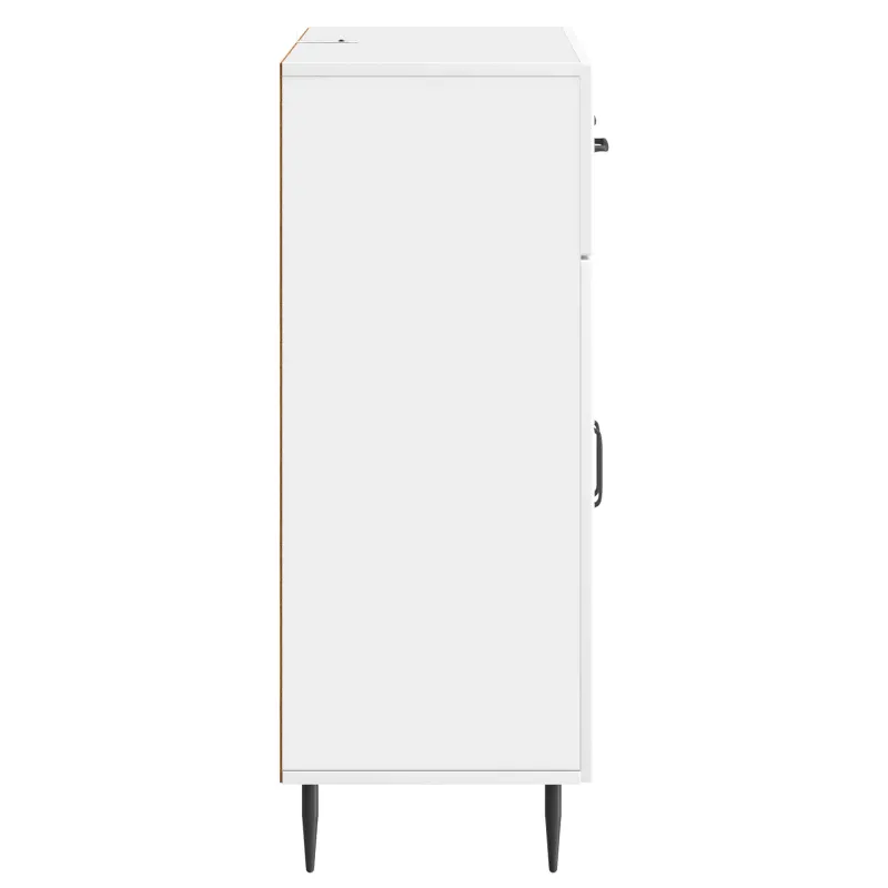 Kabalas Itin blizgi balta 66 x 34,5 x 89,5 cm Apdirbta mediena