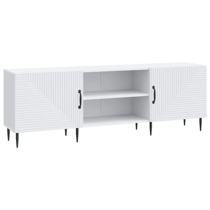 Televizoriaus spintelė Balta 150 x 31 x 50 cm Apdirbta mediena