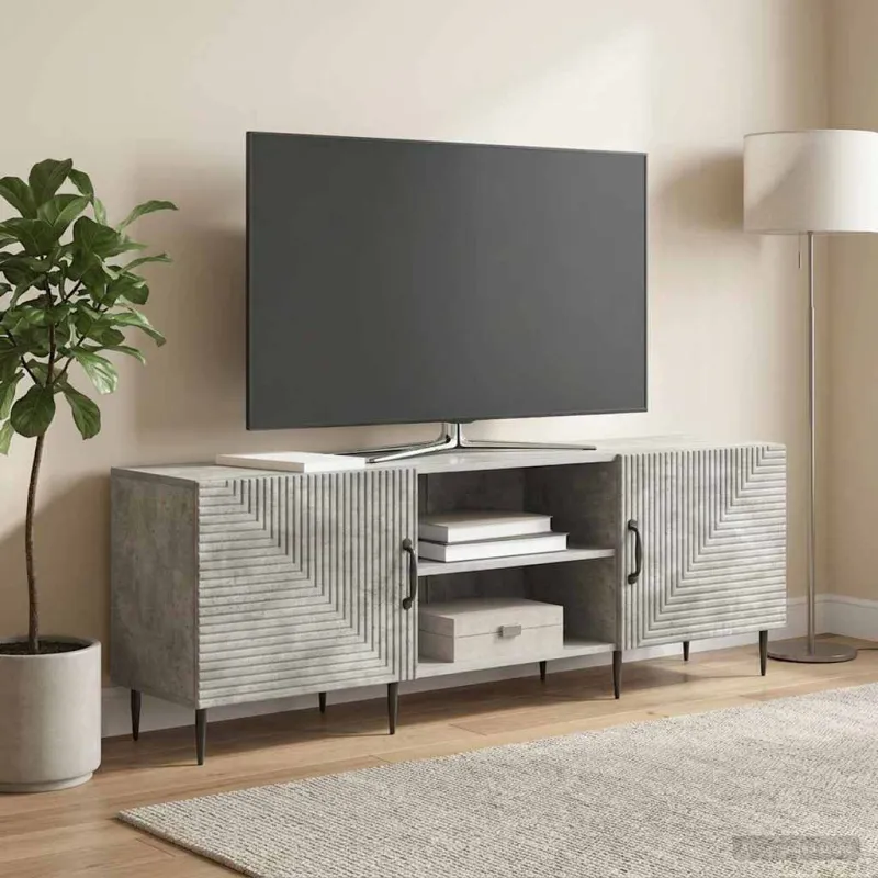 Televizoriaus spintelė Betono pilka 150 x 31 x 50 cm