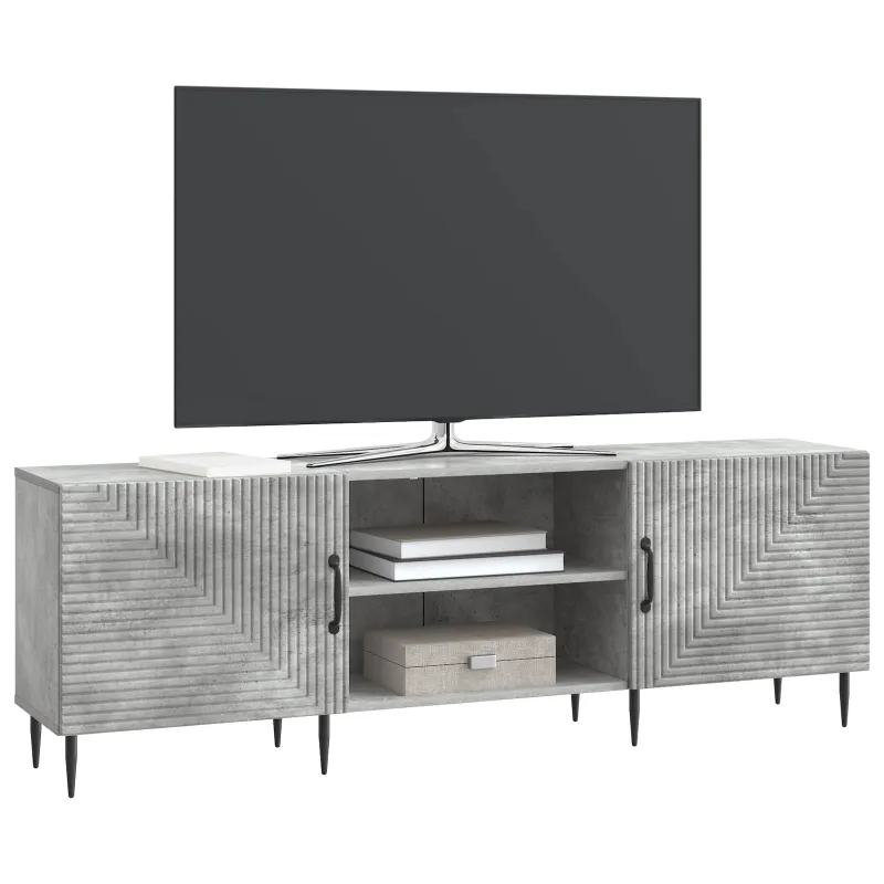 Televizoriaus spintelė Betono pilka 150 x 31 x 50 cm
