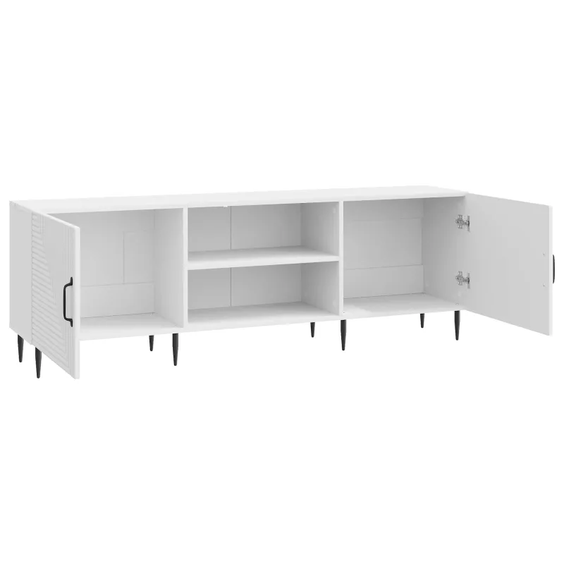 Televizoriaus spintelė Itin blizgi balta 150 x 31 x 50 cm