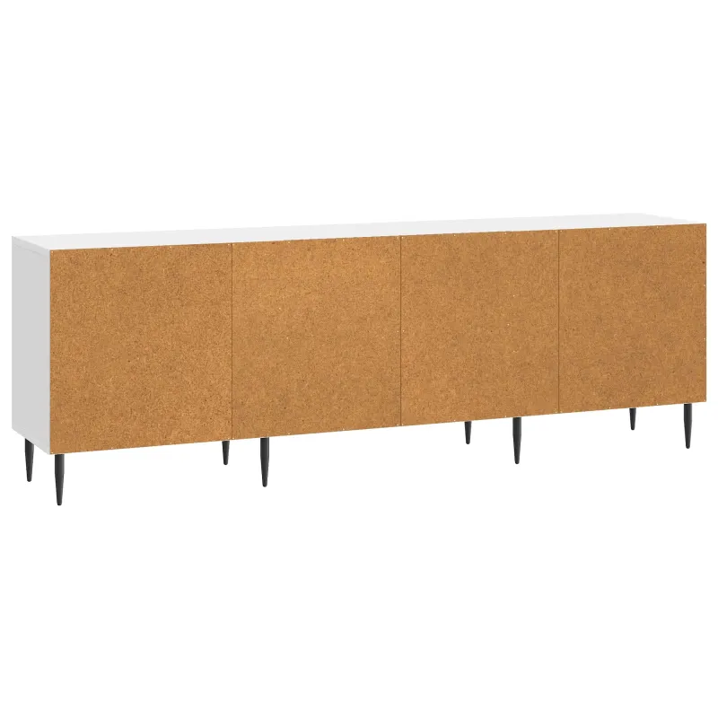 Televizoriaus spintelė Itin blizgi balta 150 x 31 x 50 cm
