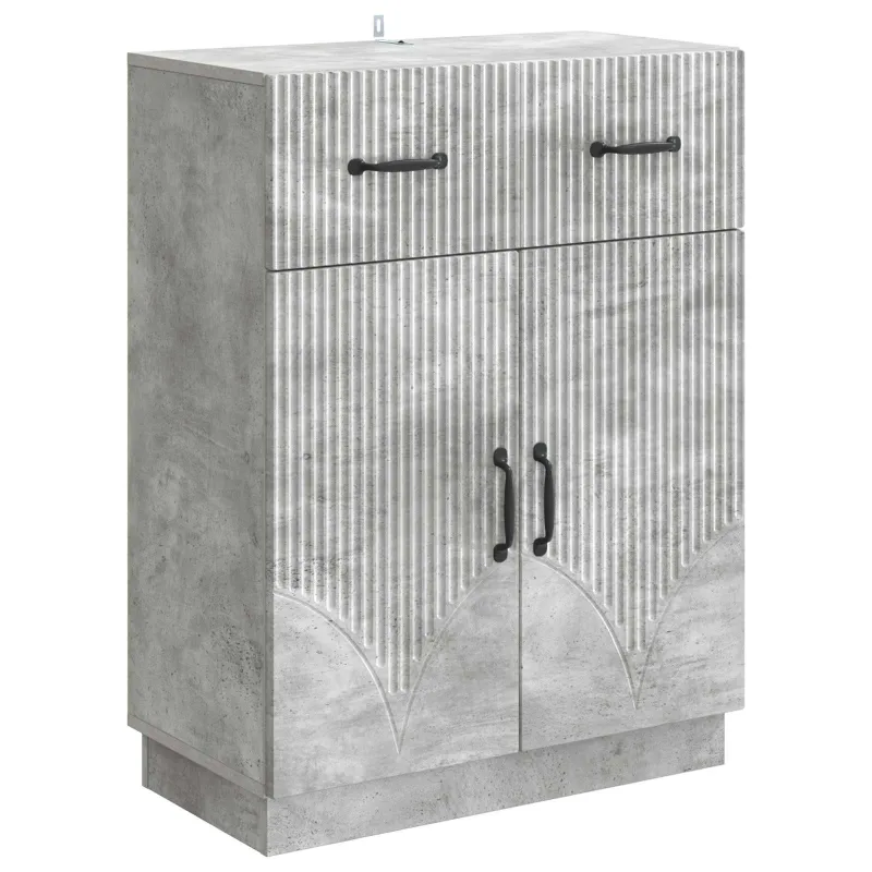 Kabalas Betono pilka 66 x 34,5 x 87 cm Apdirbta mediena