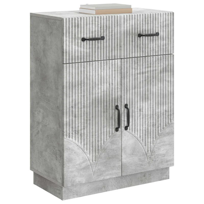Kabalas Betono pilka 66 x 34,5 x 87 cm Apdirbta mediena