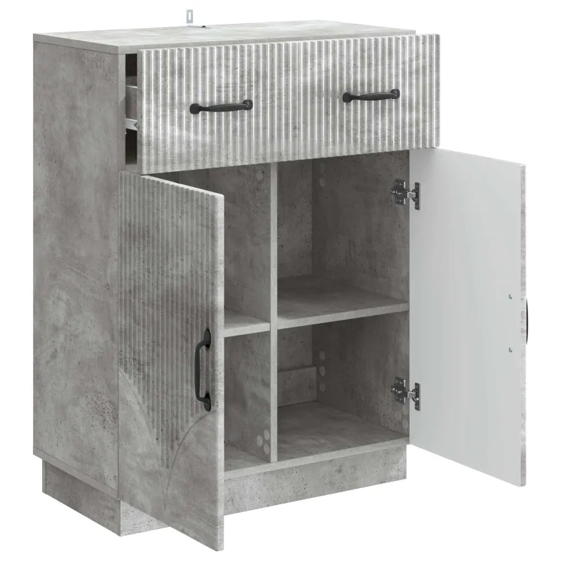 Kabalas Betono pilka 66 x 34,5 x 87 cm Apdirbta mediena