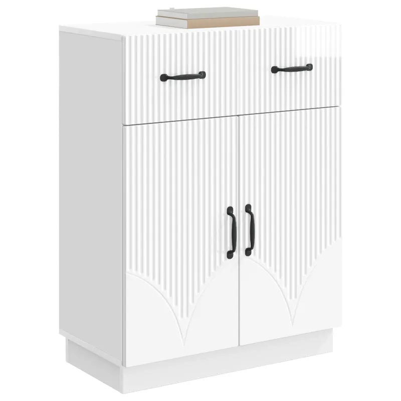 Kabalas Itin blizgi balta 66 x 34,5 x 87 cm Apdirbta mediena