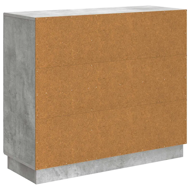 Kabalas Betono pilka 89 x 34,5 x 77 cm Apdirbta mediena