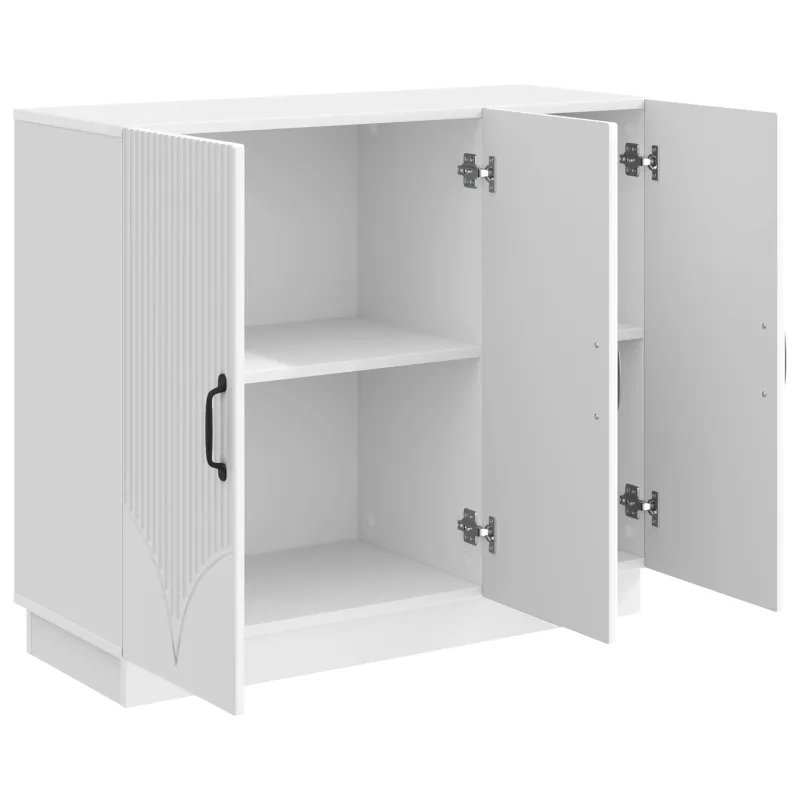 Kabalas Itin blizgi balta 89 x 34,5 x 77 cm Apdirbta mediena