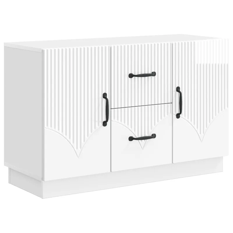 Kabalas Itin blizgi balta 89 x 34,5 x 57 cm Apdirbta mediena