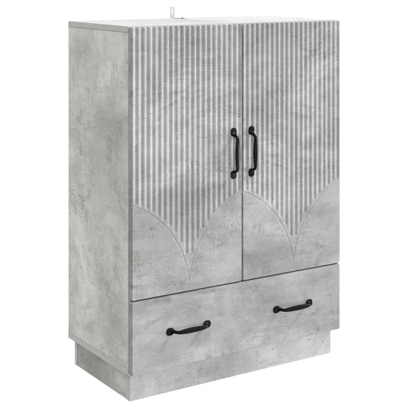 Kabalas Betono pilka 66 x 34,5 x 92 cm Apdirbta mediena