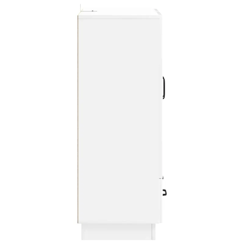 Kabalas Itin blizgi balta 66 x 34,5 x 92 cm Apdirbta mediena