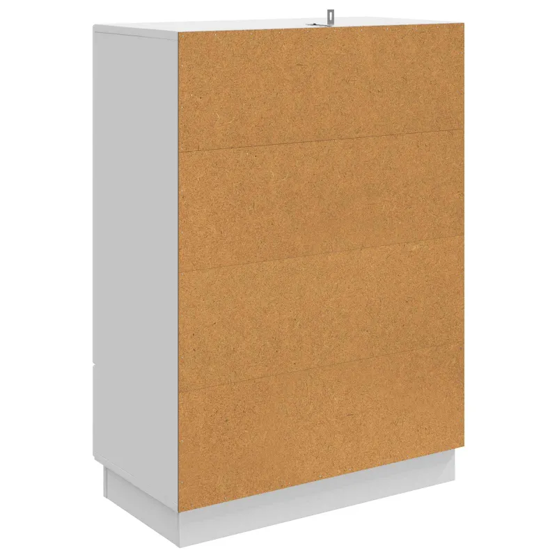 Kabalas Itin blizgi balta 66 x 34,5 x 92 cm Apdirbta mediena