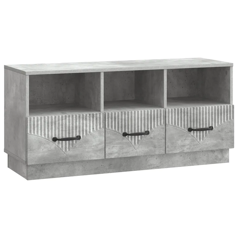 Televizoriaus spintelė Betono pilka 102 x 34,5 x 47 cm