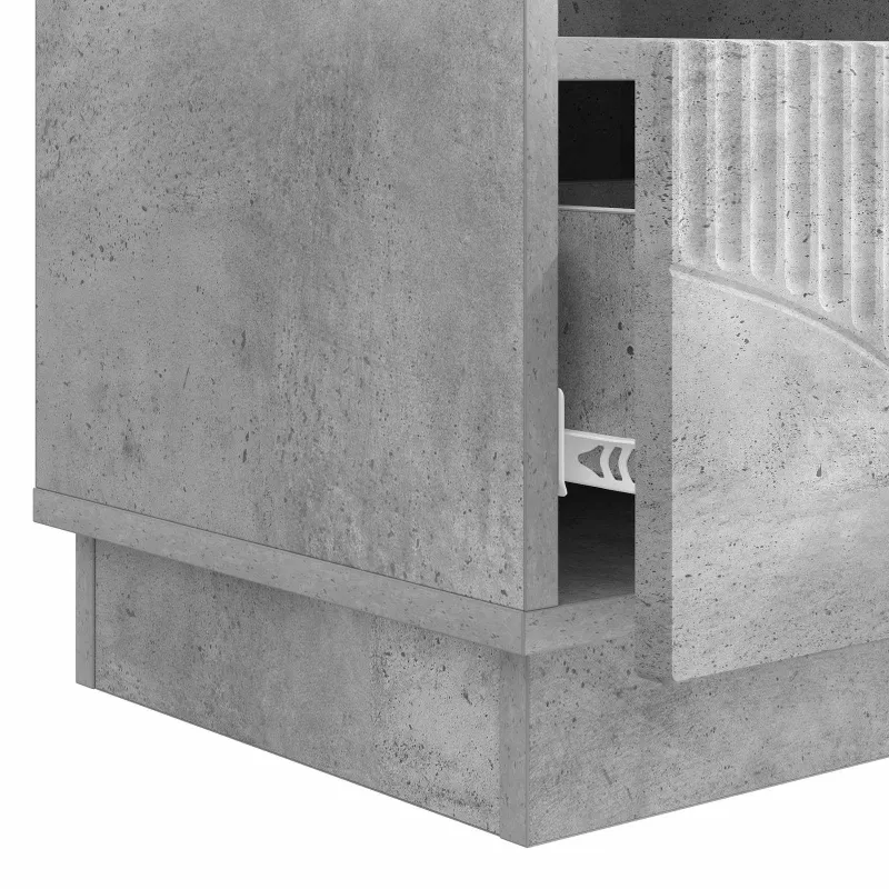 Televizoriaus spintelė Betono pilka 102 x 34,5 x 47 cm