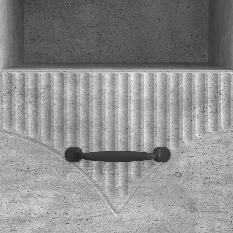 Televizoriaus spintelė Betono pilka 102 x 34,5 x 47 cm