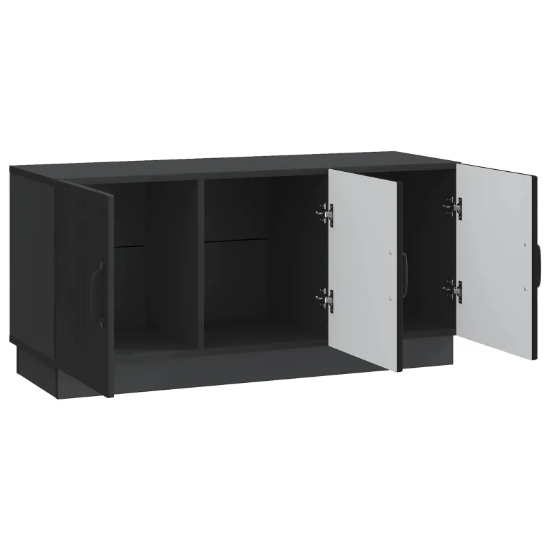 Televizoriaus spintelė Juoda 99 x 34,5 x 47 cm Apdirbta mediena