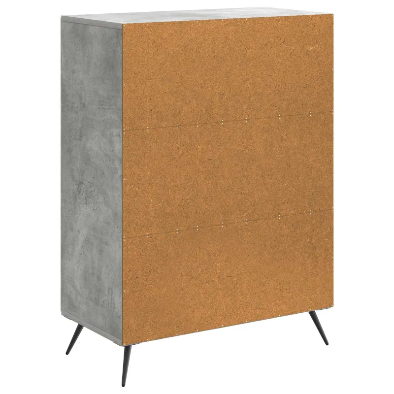 Kabalas Betono pilka 66 x 34,5 x 90 cm Apdirbta mediena