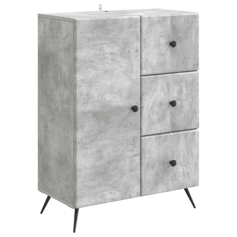 Kabalas Betono pilka 66 x 34,5 x 90 cm Apdirbta mediena