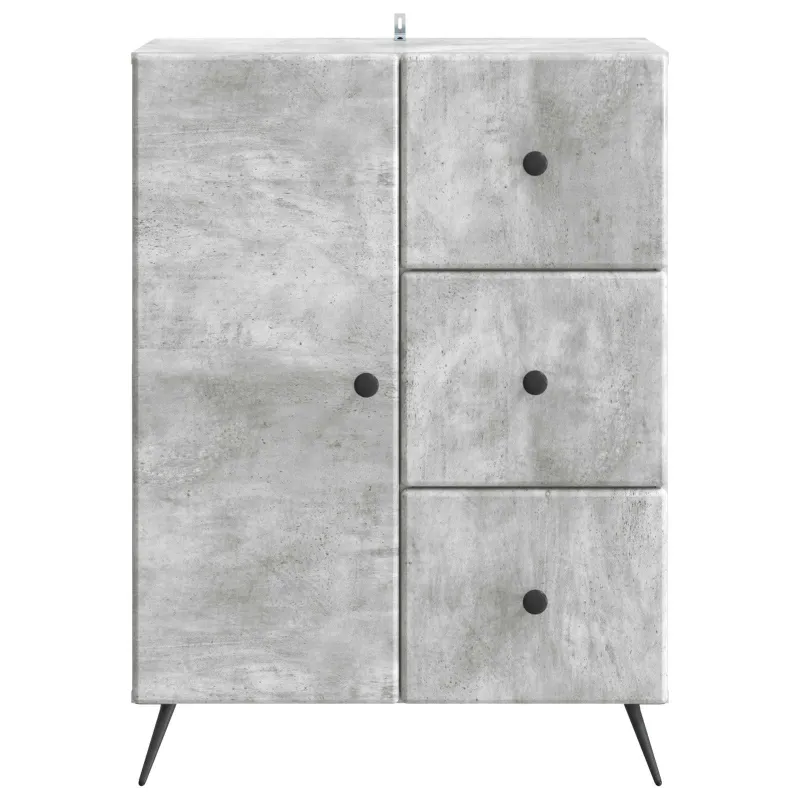 Kabalas Betono pilka 66 x 34,5 x 90 cm Apdirbta mediena