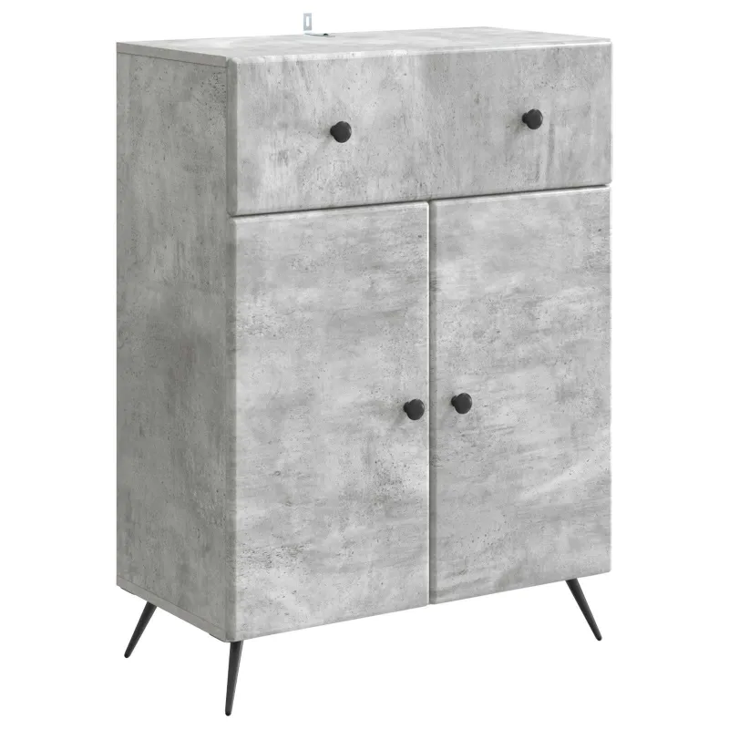 Kabalas Betono pilka 66 x 34,5 x 90 cm Apdirbta mediena